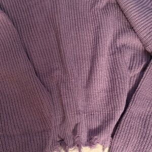 Zenana Outfitters Lavender Knit Sweater